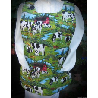 gorgeous cow horse cobbler apron lg xl