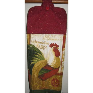 le grand rue rooster oven door kitchen towel