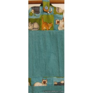 cute cats 3 oven door kitchen towel