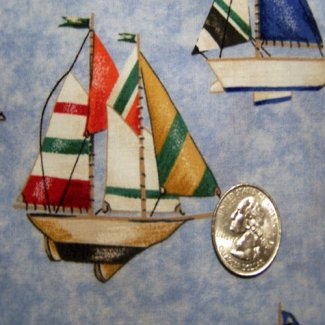 sailboat fabric