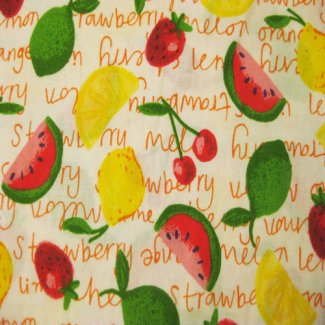 summer fruit fabric